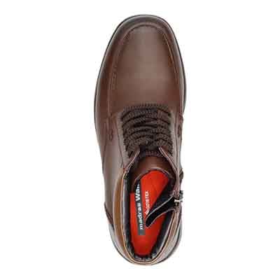 【GORE-TEX】 マドラスウォーク madras Walk 防水 防滑 4E ゴアテックスフットウェア 幅広カジュアルブーツ SPMW5478 BROWN 25.0
